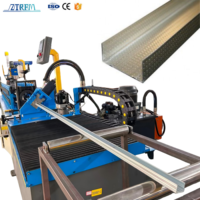 Mesin Pembuat Profil U Channel & Drywall ZTRFM dengan Kontrol PLC, Presisi Tinggi 5.5kw, Pabrik Manufaktur Otomatis