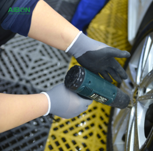 Guanti da Lavoro 2026 Personalizzabili con Logo, Resistenti al Taglio, Sottili, Rivestiti in Nitrile, per Meccanici e Lavori Auto - Product Image 1