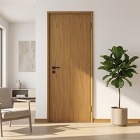Porta Interna in Legno Prefinita e Insonorizzata su Misura, Porta Moderna Liscia per Magazzini, Uffici, Appartamenti, Hotel e Progetti