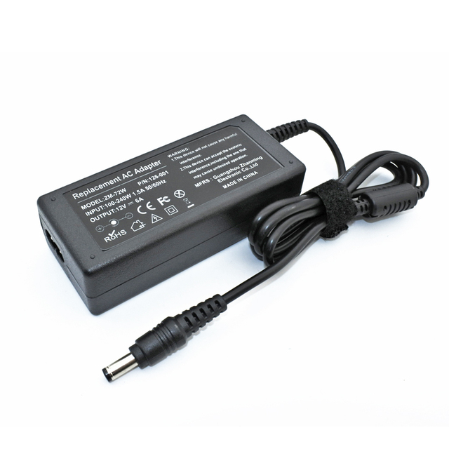 Wholesale Customization Universal Laptop Ac Power Adapter 72W 12v 6a Power Supply for Sale Laptop Charger