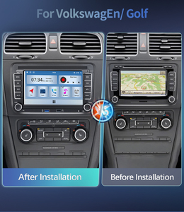 Estéreo de coche Android 14 de 7 "| GPS | USB frontal | para VW Passat B6/B7/CC y Skoda Octavia/Superb | CarPlay inalámbrico | Pantalla táctil HD - Product Image 3