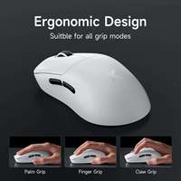 Ratón Inalámbrico para Juegos MCHOSE M7 Ultra, Ratón Ergonómico Ligero para Juegos, Ratón para Juegos con Sensor Óptico Tri-Modo PAW3950