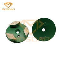 Plaque de meulage diamant d'outillage de préparation de Surface STI de 3 pouces avec 3 segments de losange