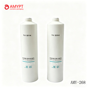 Tubo de Plástico PE Blanco Brillante de 35 mm con Tapa Abatible en Forma de Arco para Envases de Limpiador Facial - Product Image 5