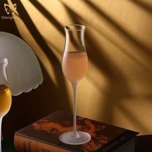 Copas de champán de tulipán de 5,24 oz, copa de vino <span class=keywords><strong>dulce</strong></span> de tallo largo esmerilado, copa de cristal, whisky, Brandy Snifter - Product Image 3