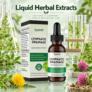 Gouttes liquides végétaliennes OEM ODM pour drainage lymphatique 60ml – Extraits d'herbes favorisant la vitalité globale pour adultes – Soin corporel quotidien - Product Image 2