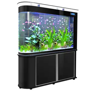 Wholesale Favourable Price Customized Smart Fish Tank Set Aquarium With Filter And Light