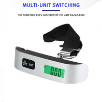 Vente en gros chinois compteur vente usine 50kg Portable LCD affichage suspendu bagages numérique pesant balance de grue