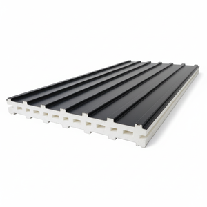 Paneles Sándwich para <span class=keywords><strong>Techo</strong></span>/Pared de 50mm/75mm/100mm/120mm/150mm/200mm, Aislantes e Ignífugos, de PU/PIR, Materiales de Construcción - Product Image 1