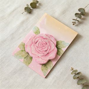 Pink Rose Design Memo <b>Pads</b> Self-Adhesive Sticky Notes Colorful Page Markers 145x55mm for <b>Writing</b> - Product Image 6