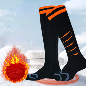 Chaussettes chauffantes hiver chaud <span class=keywords><strong>motoneige</strong></span> ski chaussettes chauffantes Rechargeable Sport <span class=keywords><strong>de</strong></span> plein air thermique chauffant chauffe-pieds Ski Sports - Product Image 2