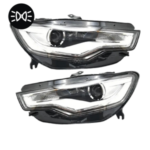 Phares de voiture semi-assemblés pour <span class=keywords><strong>Audi</strong></span> A6 C7 <span class=keywords><strong>2012</strong></span>, version bas de gamme - Product Image 2