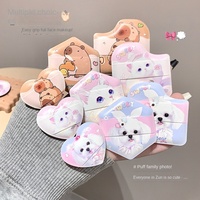 Houppette en polyuréthane hydrophile Gege Bear Kawaii en forme de goutte, ultra-souple, sans couture, ajustement parfait à la peau, lavable
