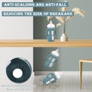 Fundas de Silicona Personalizadas con <span class=keywords><strong>Asas</strong></span> para Biberones de Vidrio <span class=keywords><strong>Avent</strong></span> Natural - Product Image 2