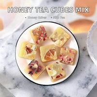 Thé en cubes de miel de fleurs premium, thé minceur, saveurs variées, blocs de sucre de miel naturel, infusion de fruits, thé instantané en boîte/sachet