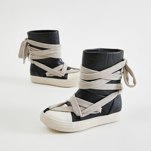 Dropshipping Chaussures décontractées unisexes confortables à lacets pour l'extérieur, baskets en caoutchouc, bottes pour femmes 2025 - Product Image 1