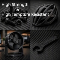 Filament de Nylon Chargé en Fibre de Carbone PA-CF 1,75 mm, Bobine de 1 KG de Filament d'Impression 3D pour Imprimantes 3D