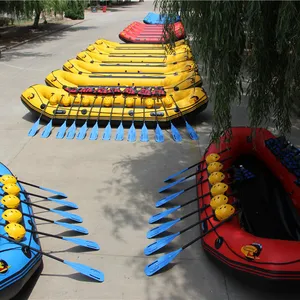 Großhandel aufblasbares Wildwasser floß/Rafting boot mit aufblasbarem Boden