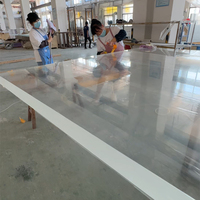 Décoration de corail transparent, piscine agricole acrylique, fibre de verre, réservoir de poisson