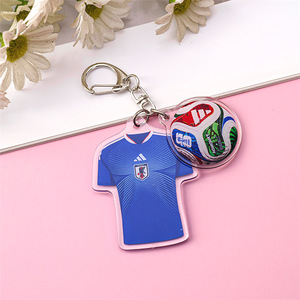 Porte-clés en acrylique pour maillot de football, design de dessin animé, cadeau promotionnel, souvenir sportif, pendentif cadeau - Product Image 4