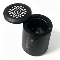 Brûleur d'encens électronique BK-188 OUD, diffuseur d'aromathérapie à bouton-poussoir rechargeable par USB, capacité 0,5L, style Moyen-Orient