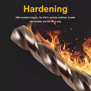 Jeu de forets HSS M35 Broca hélicoïdal DIN338 HSS 5% <span class=keywords><strong>foret</strong></span> hélicoïdal au cobalt forets à tige droite - Product Image 5