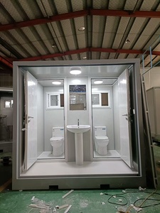 <span class=keywords><strong>Cabine</strong></span> <span class=keywords><strong>de</strong></span> <span class=keywords><strong>douche</strong></span> et <span class=keywords><strong>WC</strong></span> portable d'extérieur en vente chaude, unité <span class=keywords><strong>de</strong></span> salle <span class=keywords><strong>de</strong></span> bain préfabriquée, maison mobile, siège <span class=keywords><strong>de</strong></span> <span class=keywords><strong>WC</strong></span>, toilette portable certifiée CE, durable - Product Image 3