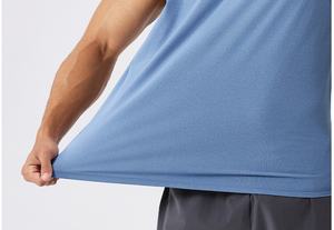 Men's running fitness quick drying sleeveless <b>vest</b> with loose and breathable anti bacterial and sun protection features - Product Image 4