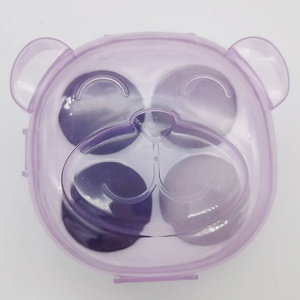 <span class=keywords><strong>2022</strong></span> nouvelle forme d'ours 4 pièces/ensemble beauté maquillage mélangeur <span class=keywords><strong>3D</strong></span> maquillage éponge ensemble Latex gratuit goutte d'eau forme avec étui outils de maquillage - Product Image 2