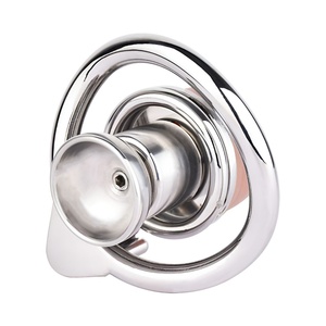 FRRK Metal Chastity Cage Penis Lock Male Chastity Device Wearable Vagina BDSM Bondage Restraint Device Sex <b>Toy</b> <b>for</b> <b>Man</b> - Product Image 6