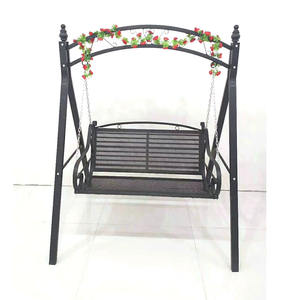 2019การออกแบบใหม่2ที่นั่งแกว่งเก้าอี้หลังคาเก้าอี้แกว่งลานรักแกว่ง - Product Image 6