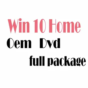 סיטונאי win 10 ביתי oem dvd חבילה מלאה 100% הפעלה מקוונת win 10 ביתי DVD שלח על ידי פדקס
