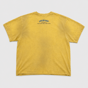 เสื้อยืดกราฟิกผ้าฝ้าย 100% หนัก 300 GSM ทรงโอเวอร์ไซส์ สไตล์สตรีทแวร์ ล้างสีแบบซันเฟด ดีไซน์ทำเก่าแบบดิสเทรส ทรงบ็อกซี่ ขายส่ง เสื้อยืดผู้ชาย - Product Image 2