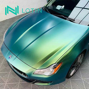 Changement de couleur Super mat caméléon printemps vert voiture vinyle Wrap Film d'emballage vinyle voiture autocollant - Product Image 1