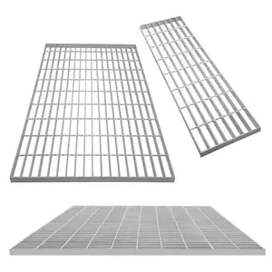 Webforge Walkway Aço Grating Preço Trench Drain para passarela soldada grades de aço inoxidável passarela plataforma Grates 40 50