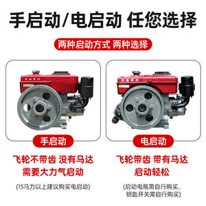 Motor Diésel Monocilíndrico Refrigerado por Agua Changzhou ZS1115 de 24 Caballos de Fuerza para Tractores Marinos y Agrícolas Pequeños - Product Image 2