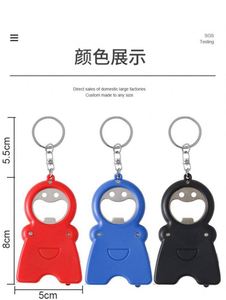 LED Keychain <b>Tape</b> <b>Measure</b> with Bottle Opener - Compact Multi-Tool for Promotional Gifts - Product Image 4