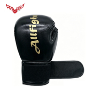 Gants de boxe professionnels ALLFIGHT en cuir de vachette PU 10oz 12oz 14oz 16oz pour entraînement, sparring, MMA, équipement de boxe, directement de l'usine