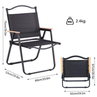 Chaise de camping pliable ultralégère portable, chaise Kermit confortable pour le voyage et les pique-niques, couleur personnalisable