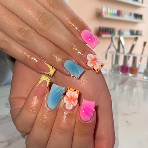 Uñas Postizas de Lujo con Diseño Moderno, Uñas Artificiales Personalizadas con Forma de Bailarina - Product Image 2