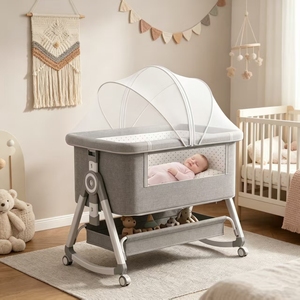 Lit de bébé à faible MOQ, design stable et peu encombrant, sûr et confortable, idéal <span class=keywords><strong>pour</strong></span> la maison et les voyages - Product Image 3