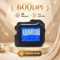 Mini imprimante jet d'encre portable DX7 intelligente pour le codage de la date d'expiration et du numéro de lot, pour métal, plastique, sacs, bouteilles, bouchons, cartons
