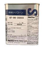 Huile de silicone de qualité industrielle Shin-Etsu KF-96-350CS 350cSt, fluide de silicone diméthylique 1kg, lubrifiant haute performance