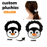 Barrettes en peluche personnalisées rembourrées de coton pour filles, accessoires à thème animal pour un usage quotidien
