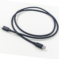 Câble USB 3.1 Type C vers Type C, transfert de données 10 Gbps, sortie vidéo 4K 60 Hz, charge rapide PD 60 W 3 A
