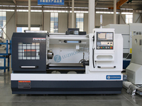 Mini tour cnc fraisage métal CAK6140V mini machines cnc pour métal avec un lit en fonte