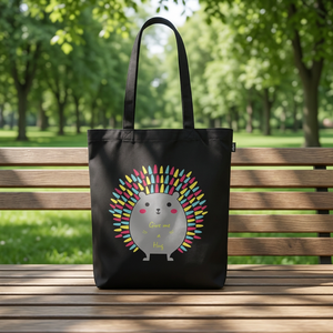 Bolsa de Mano de Lona de Algodón Negra Personalizada, Reciclable, con Impresión Personalizada, Proveedor Mayorista de India - Product Image 2