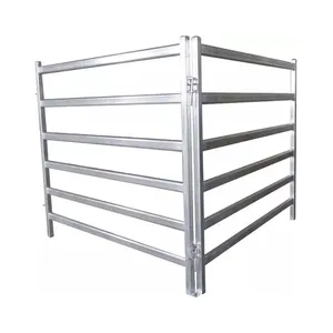USA Hot Selling 12ft Heavy Duty Livestock Cattle Corral Fence and Horse round Pen Coated Steel Gate and Farm Fence