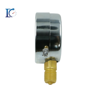 Manomètre DaChengYiBiao YZ-60 en acier inoxydable avec connecteur en laiton, précision de 1,6 %, personnalisable, plage de -30 à 0 °C, garantie 1 an