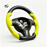 Volant en fibre de carbone pour BMW E46 E39 M33 Série 5 Série M3 M5 M6 E61 E62 E63